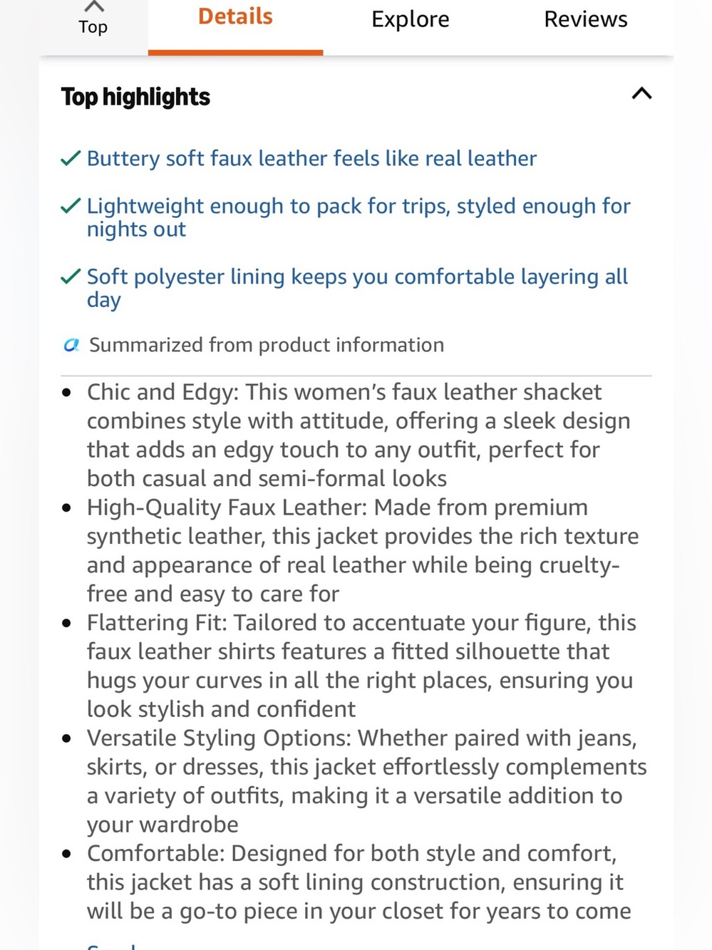 Leather Shacket - Picture 4 of 13